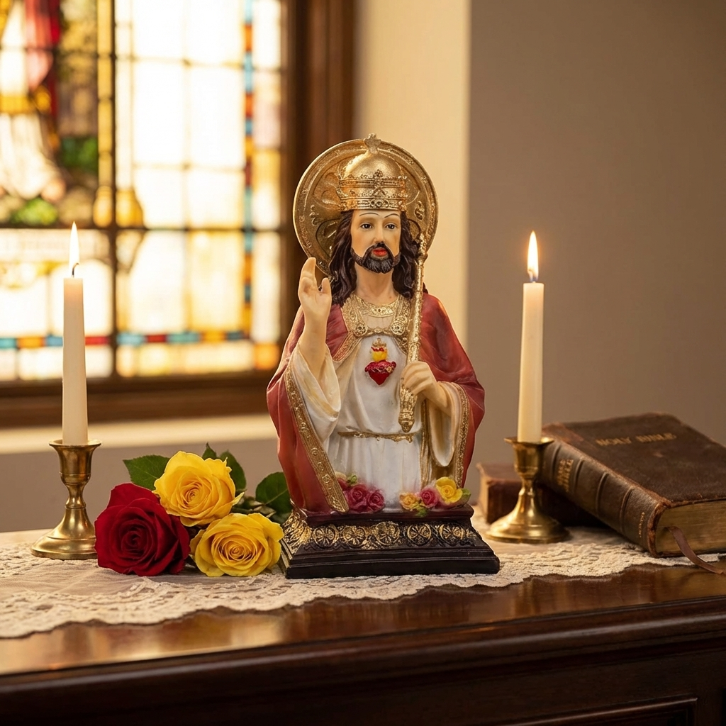 Christ the King Statue – Jesus Statue for Home, Wall, Decor, Gift & Small Christ Figures