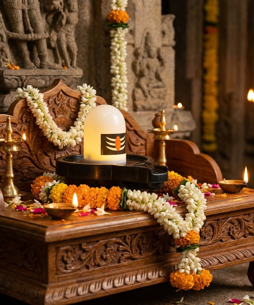 Water Sensor Shivling Smokeless Sensor ,Led Light for Indoor and Outdoor