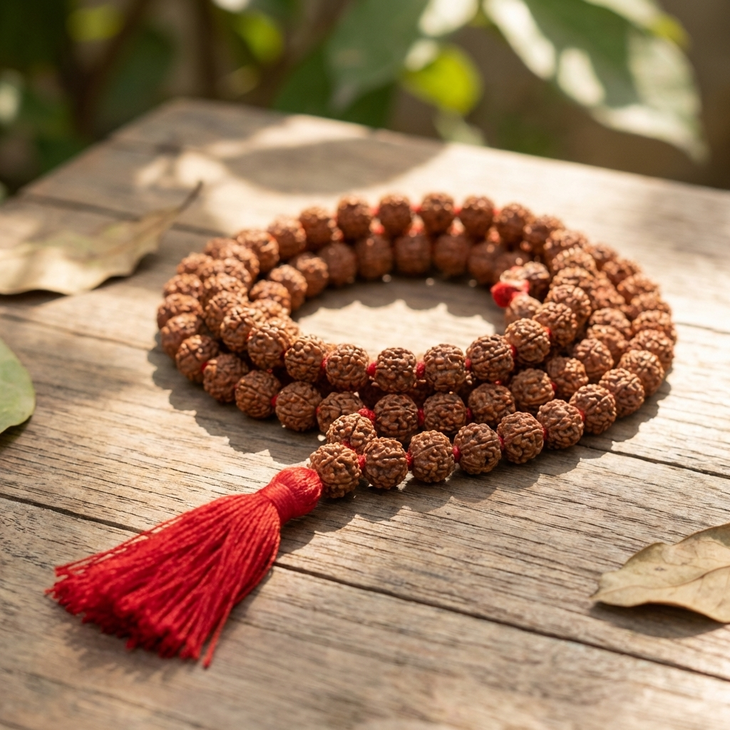 Rudraksha Japa Mala 108 Beads