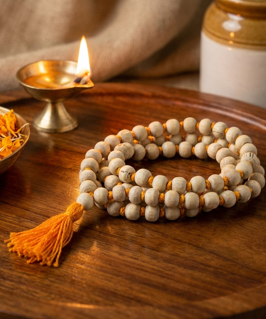 Tulasi Mala 108 Beads Original for Japa Chanting