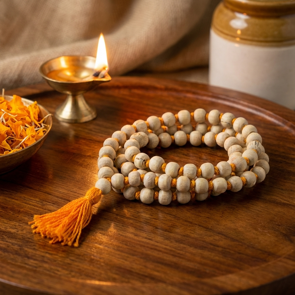 Tulasi Mala 108 Beads Original for Japa Chanting
