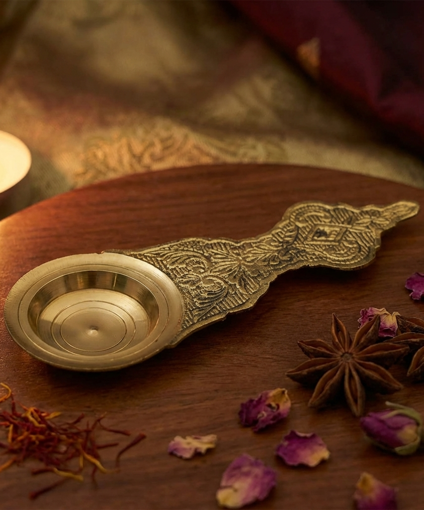 Camphor Aarti Stand 6 Inches