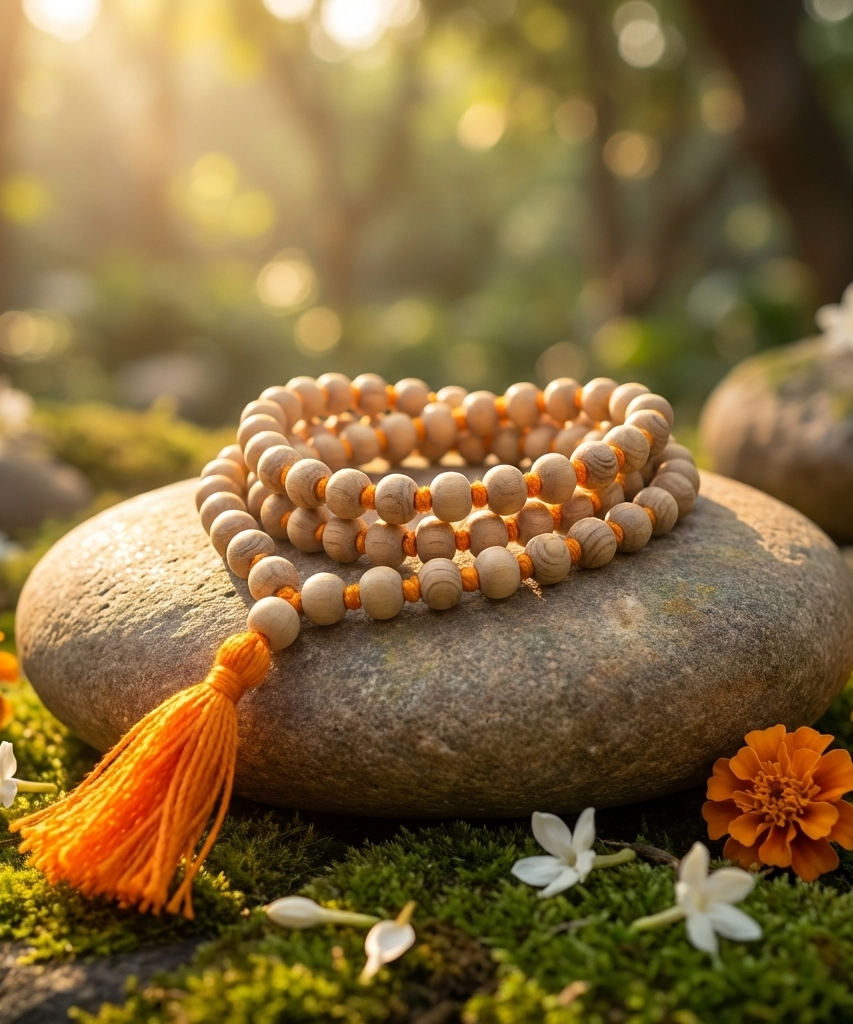 Tulasi Mala 108 Beads Original for Japa Chanting