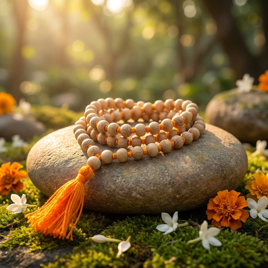 Tulasi Mala 108 Beads Original for Japa Chanting