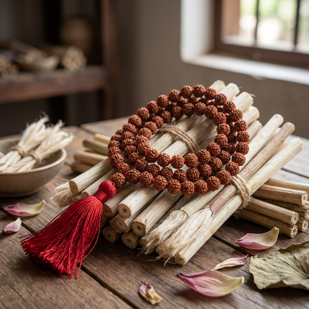 Rudraksha Japa Mala 108 Beads