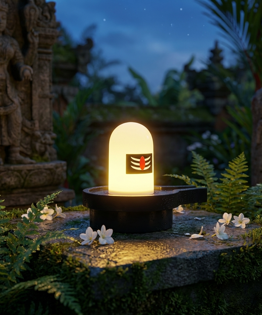 Water Sensor Shivling Smokeless Sensor ,Led Light for Indoor and Outdoor