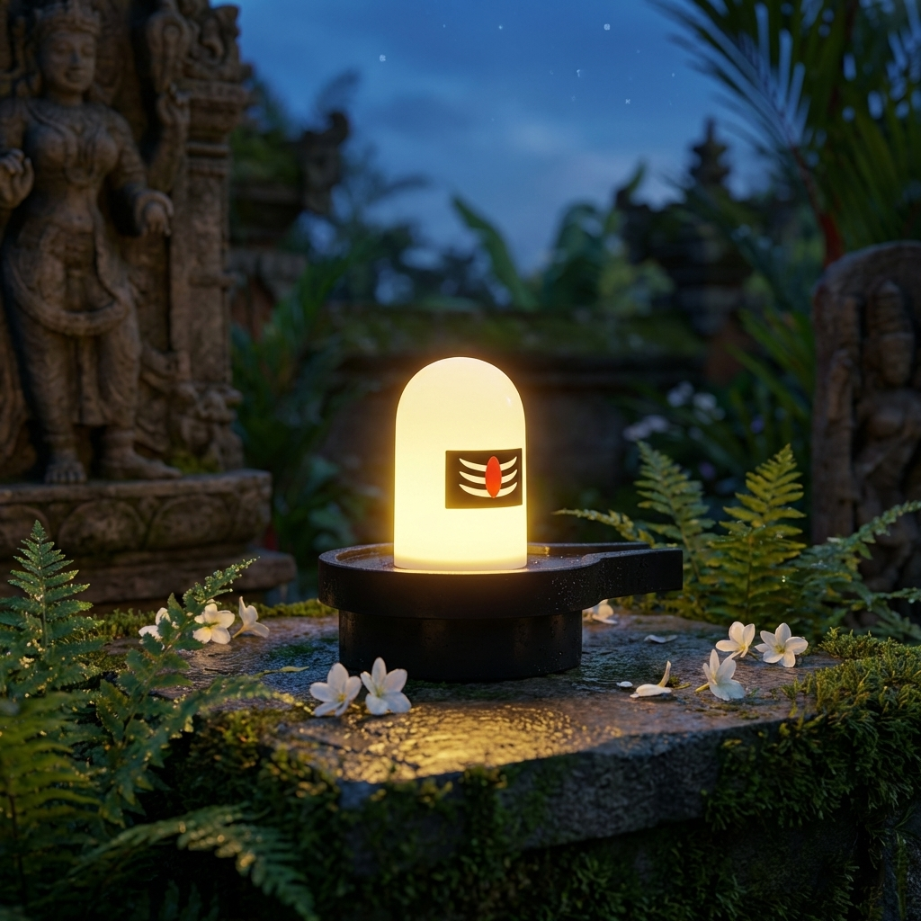 Water Sensor Shivling Smokeless Sensor ,Led Light for Indoor and Outdoor