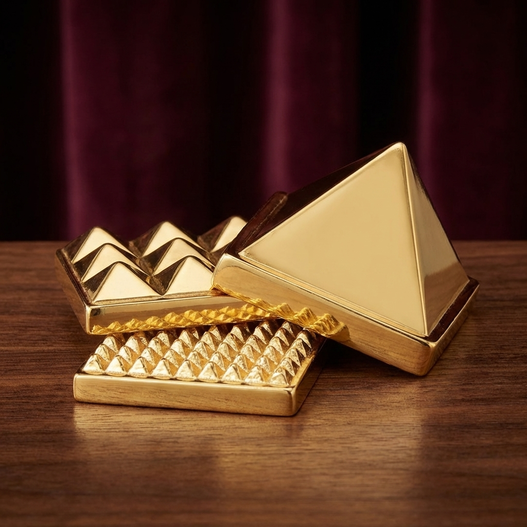 Brass Vastu Pyramid for Home | Main Door, Kitchen & Wealth Energy