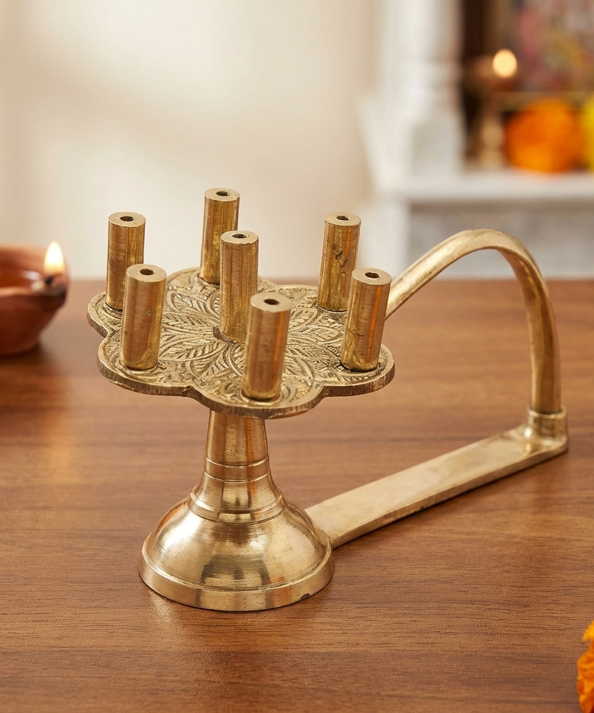 Brass Incense Stick Holder Stand