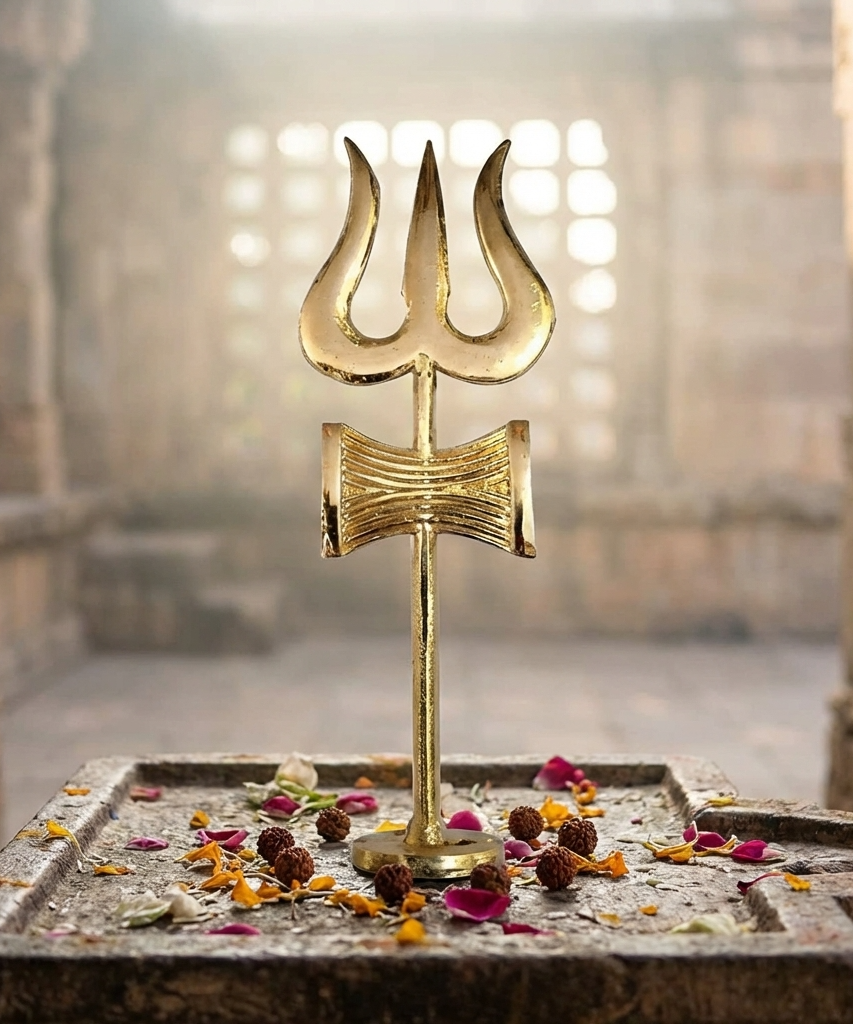 Damru Trishul with Stand