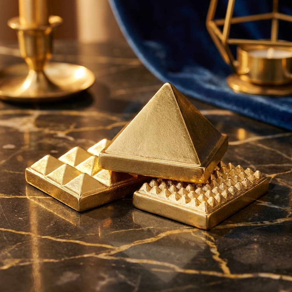 Brass Vastu Pyramid for Home | Main Door, Kitchen & Wealth Energy