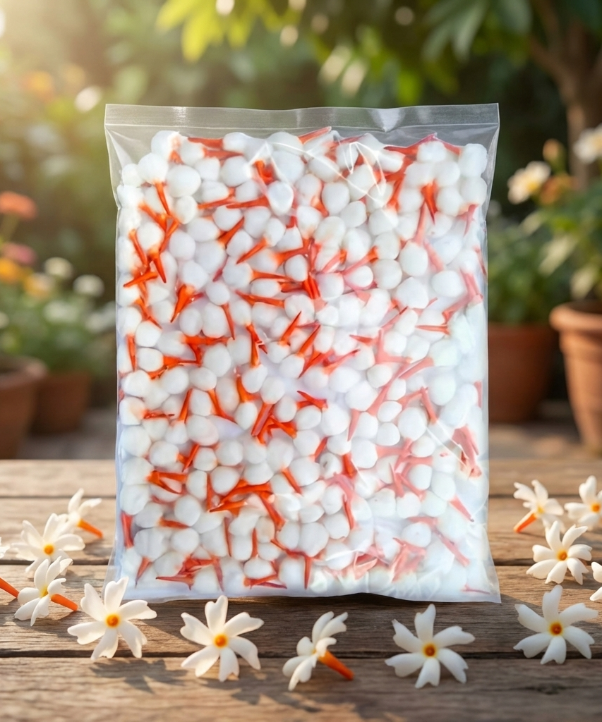 Round Cotton Batti Wicks For Aarti Ghee Diya Pooja Batti Red (Pack of 250ps)
