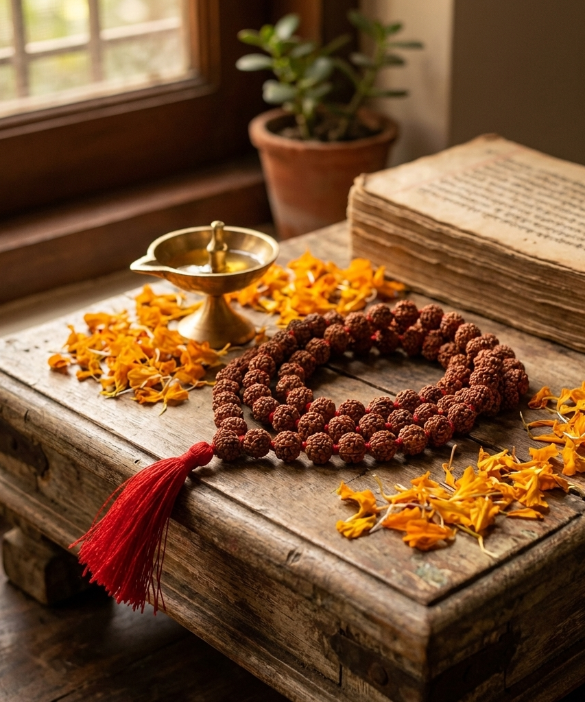 Rudraksha Japa Mala 108 Beads