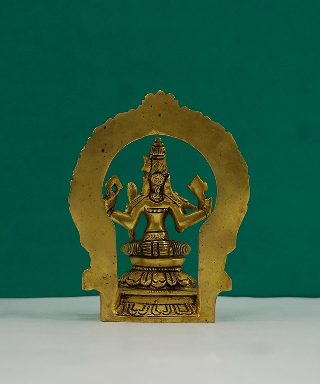 Kamakshi Amman Idol Brass Brass kamakshi Amman Statue Height 14cm