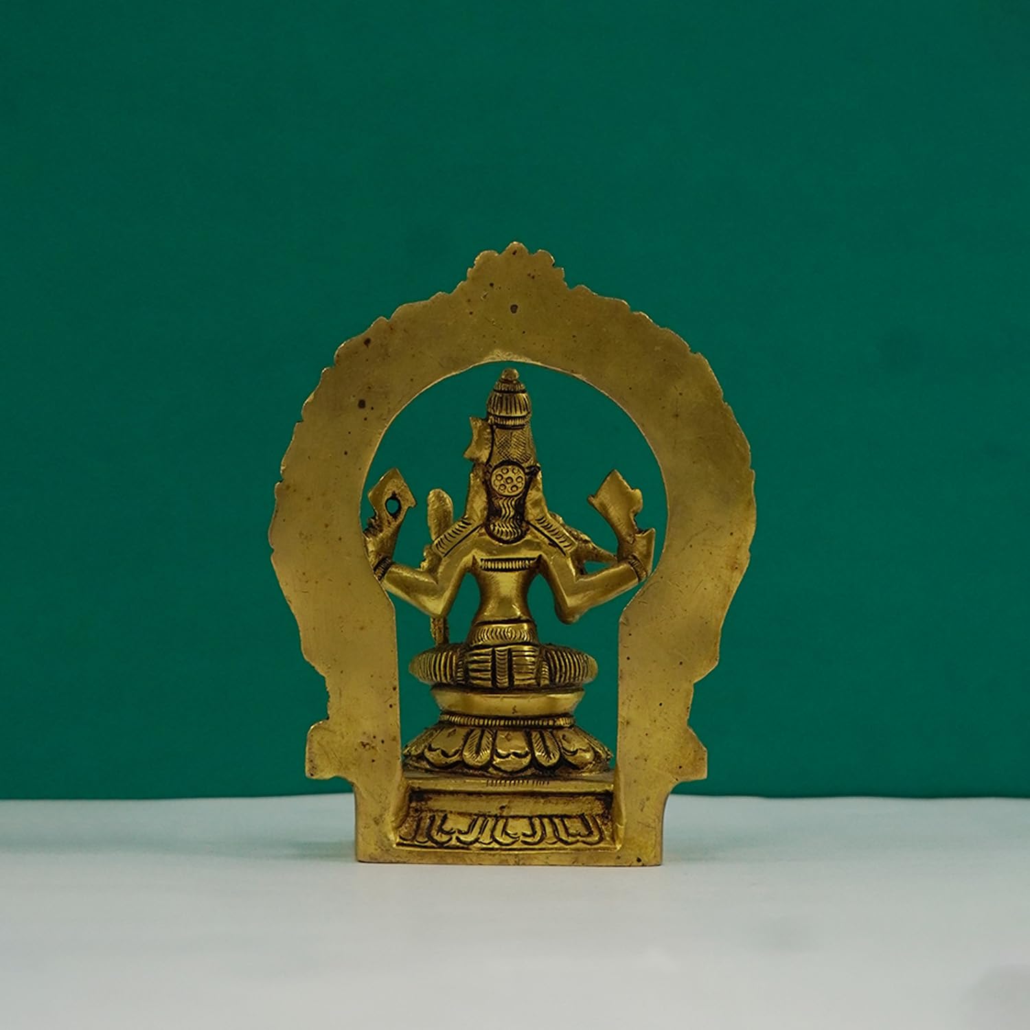 Kamakshi Amman Idol Brass Brass kamakshi Amman Statue Height 14cm