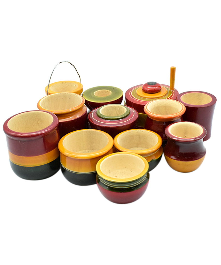 Wooden Kitchen Cooking set