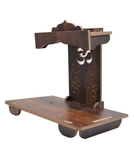 Wooden Pooja Mandir Home Temple Stand for Home Office
