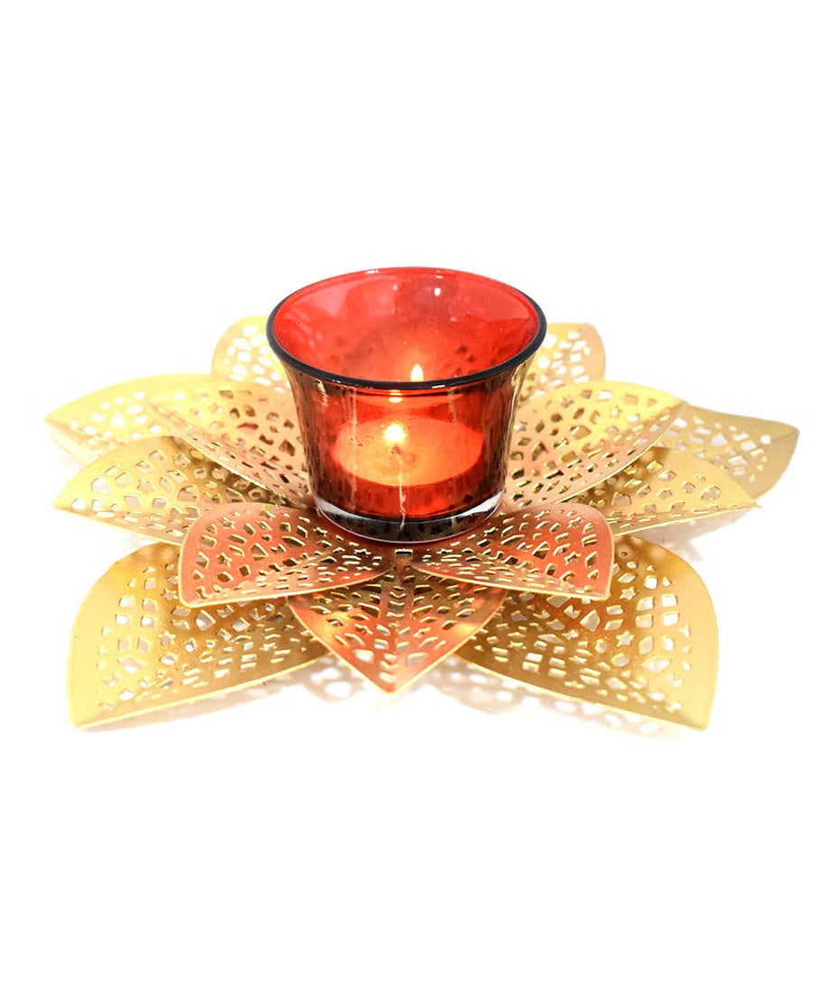 lotus Tea Light Candle Holder