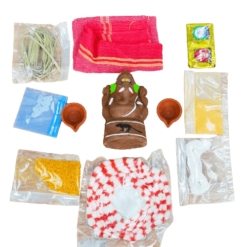 Ganesh Chaturthi Pooja Kit with Items Puja Samagri