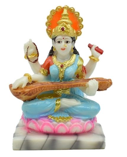 Goddess Saraswati Murti Decorative Showpiece