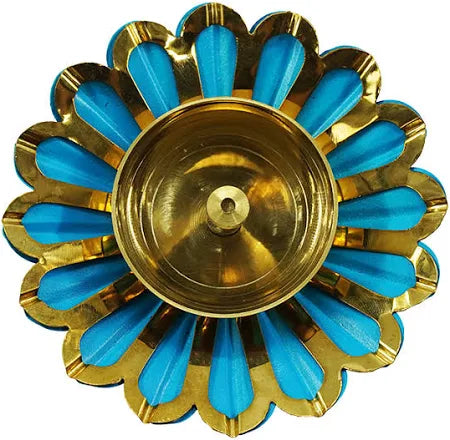 Lotus Brass Diya for Diwali Decoration