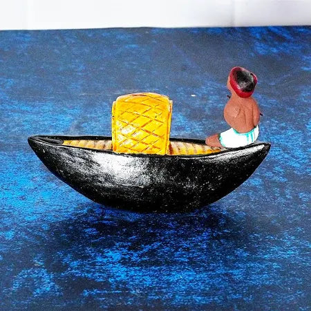 Traditional Boat Man Golu Doll For Navrathri