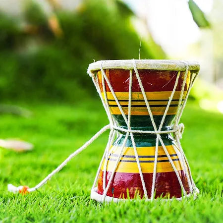 Handmade Lord Shiva Damru for Puja Decoration