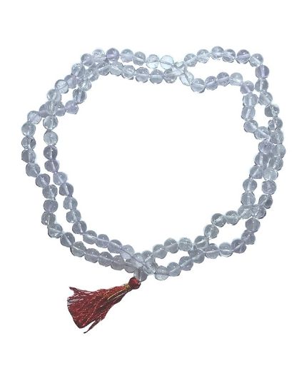 Sphatik Mala Round Shape