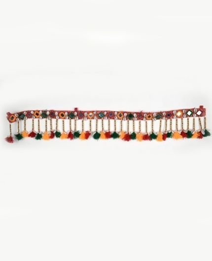Toran with Mirror Work Traditional bandhanwar for Door