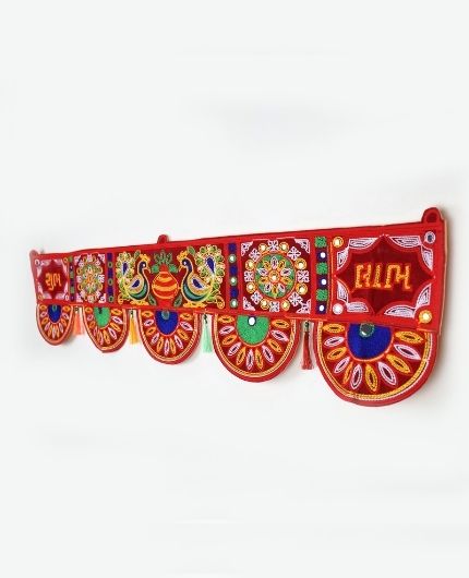 Traditional Embroidered Hand Made Door Toran