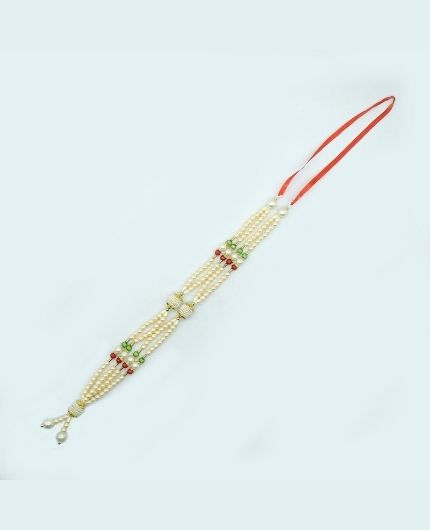 Pearl Beads Mala Garland for God Idols