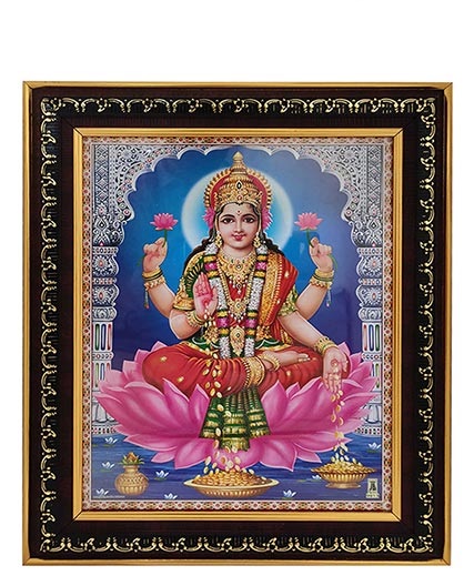 Devi Lakshmi Photo Frame » Puja N Pujari - Book Pandit for Puja ...