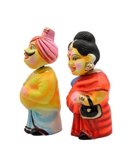 Modern Thatha Patti Clay Golu Dolls Set for Dasara - Puja N Pujari ...