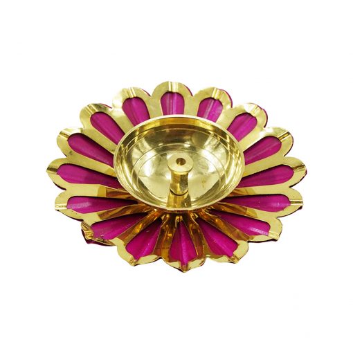 Lotus Brass Diya for Puja Oil Lamp - Image 6