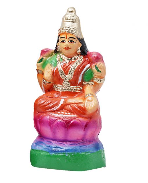 Saraswati Lakshmi Parvati Small Golu Dolls Set - Image 6