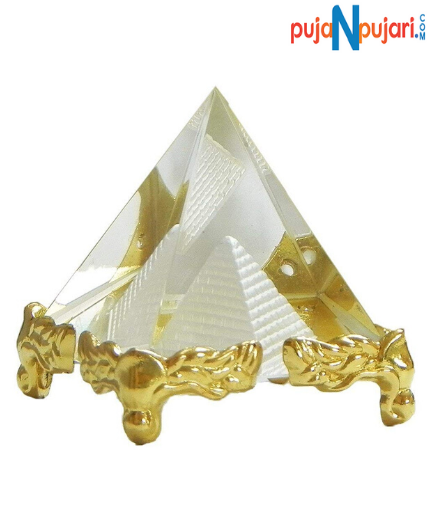 Feng Shui Crystal Pyramid For Vastu- Puja N Pujari