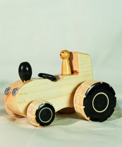 Wooden Tractor Pulling Toy