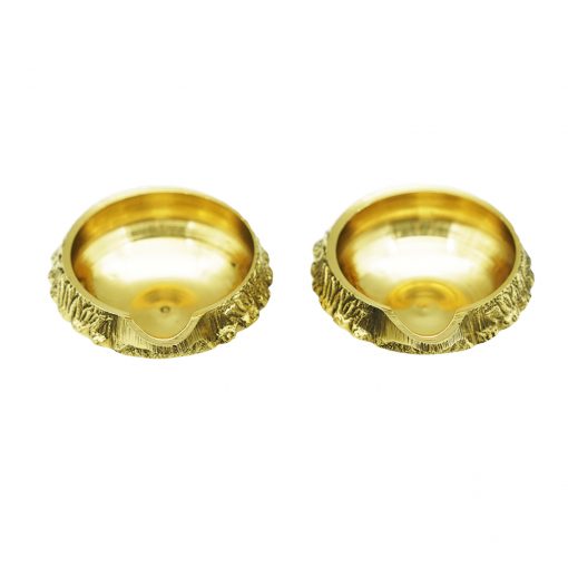 Kubera Gold Brass Diya (Set of 2) - Image 4