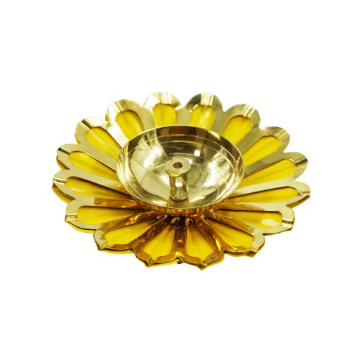 Lotus Brass Diya for Puja Room - Image 4