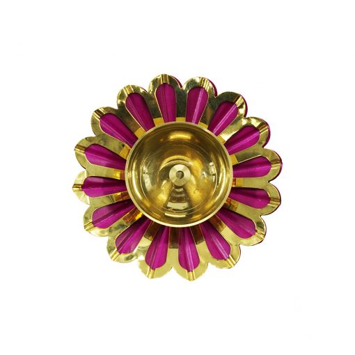 Lotus Brass Diya for Puja Oil Lamp - Image 7