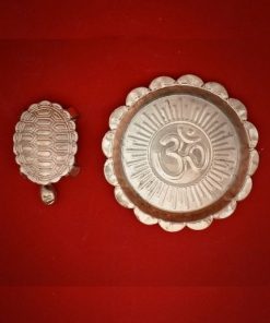 Fengshui Copper Plate Turtle Vastu for Good Luck- Puja N Pujari