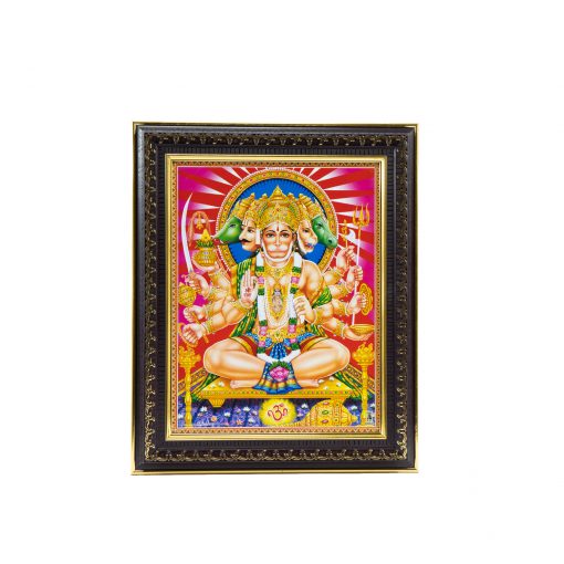 Wall Decor Panchmukhi Hanuman Photo Frame