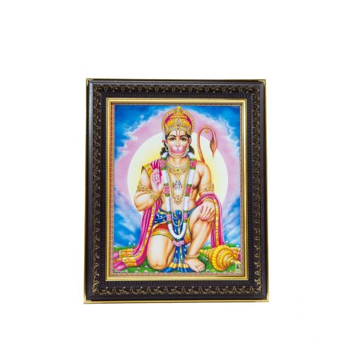 Wall Hanging Hanumanji Photo Frame Sitting Posture