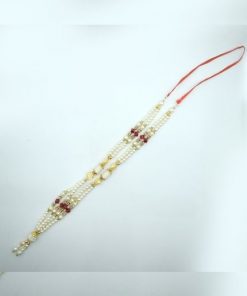 Pearl Beads Mala Garland for God Idols and Photo Frames