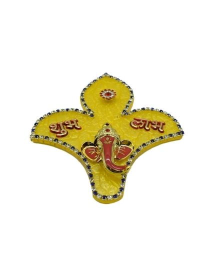 Shubh Labh Ganesh Design Acrylic Rangoli Set for Diwali
