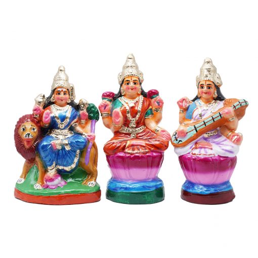 Saraswati Lakshmi Durga Golu Dolls Set - Image 3