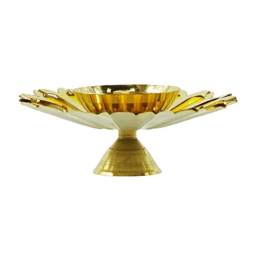 Lotus Brass Diya for Puja Room - Image 5