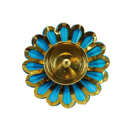 Lotus Brass Diya for Diwali Decoration - Image 3