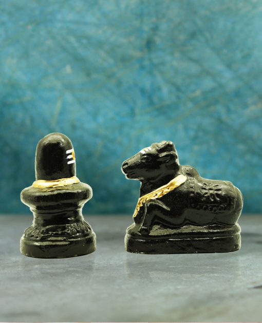 Shiva Lingam and Nandi Golu Dolls Set - Image 4