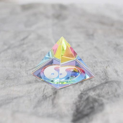 Colourful Crystal Pyramid